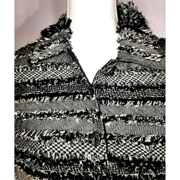 Life Style Strip Rough Edge Jacket - Size L - Picture 3 of 9